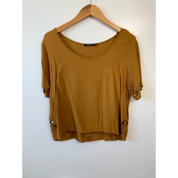 Obey No89 Cognac Top - Picture 1 of 5